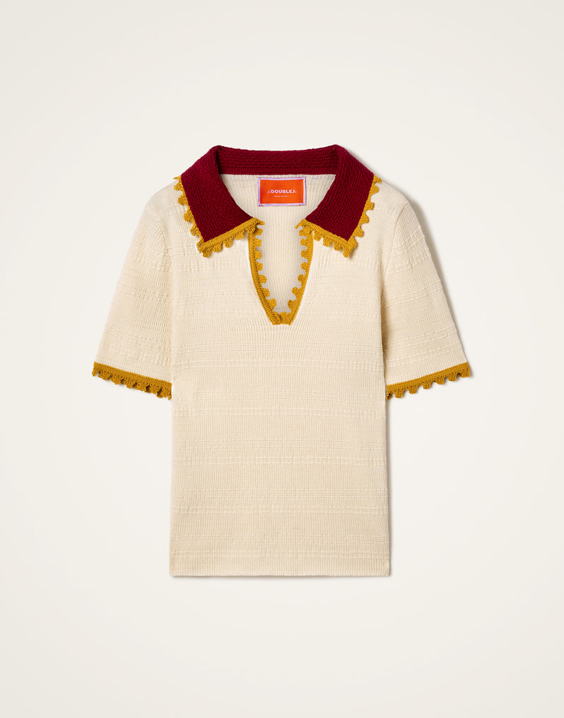 Picket Polo Top
