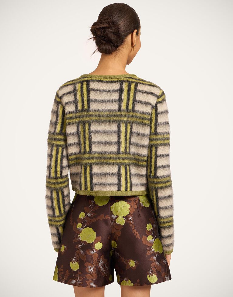 Check Cardigan