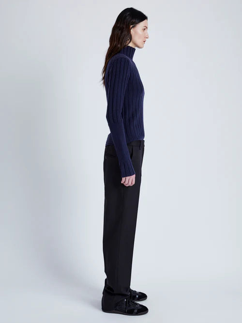 Haven Sweater in Midweight Cashmere Rib