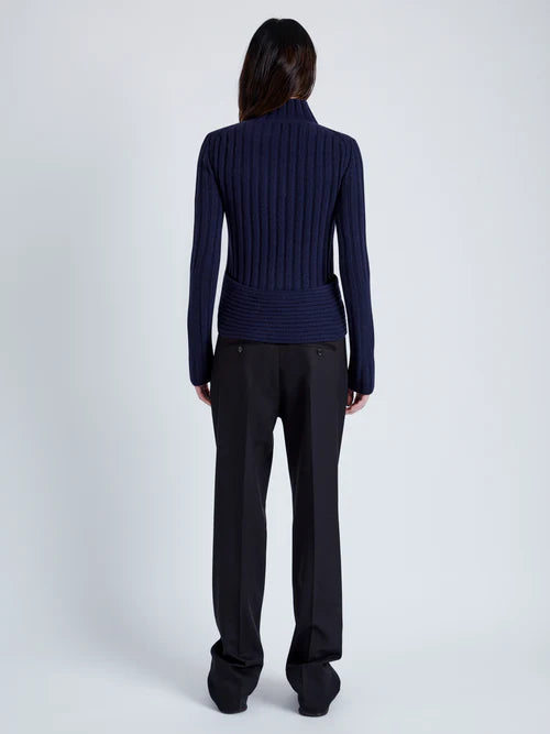 Haven Sweater in Midweight Cashmere Rib