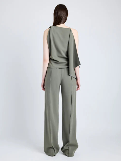 Alyssa Top in Matte Viscose Crepe
