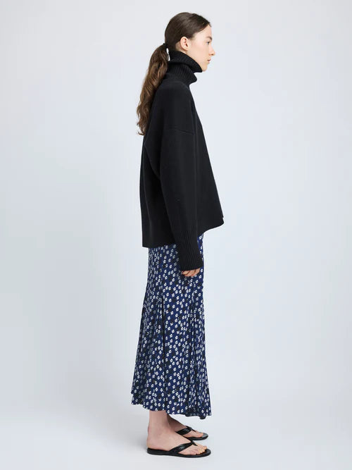 Joelle Skirt in Printed Silk Viscose