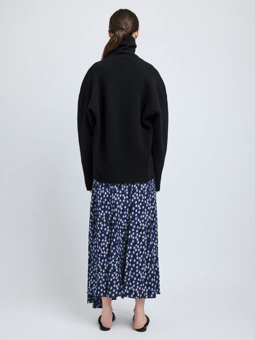 Joelle Skirt in Printed Silk Viscose