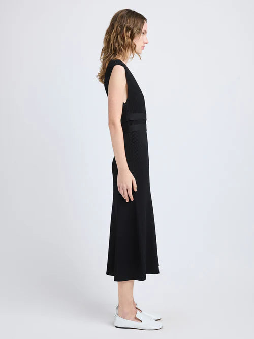 Madeline Dress in Rib Knit