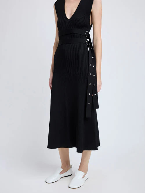 Madeline Dress in Rib Knit