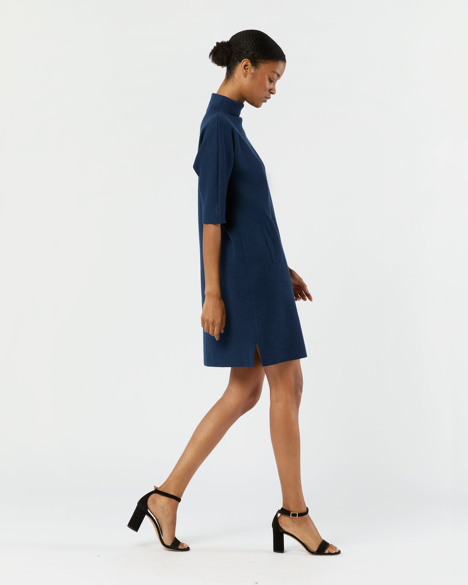 Rowan Funnel-Neck Dress