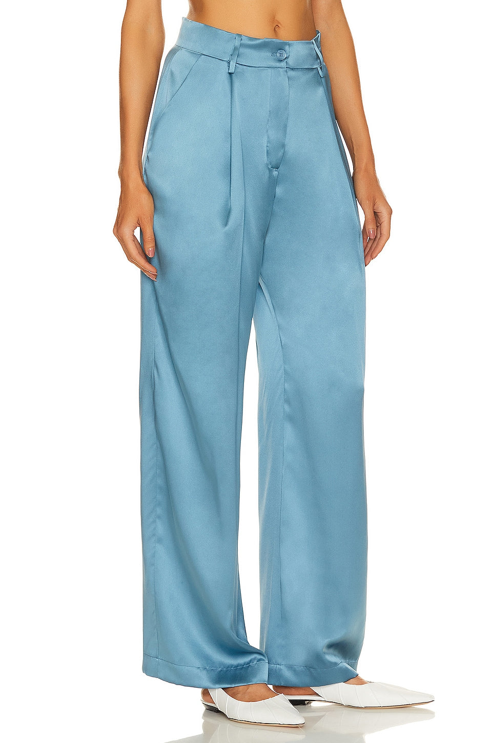Emerson Pleated Silk Pant