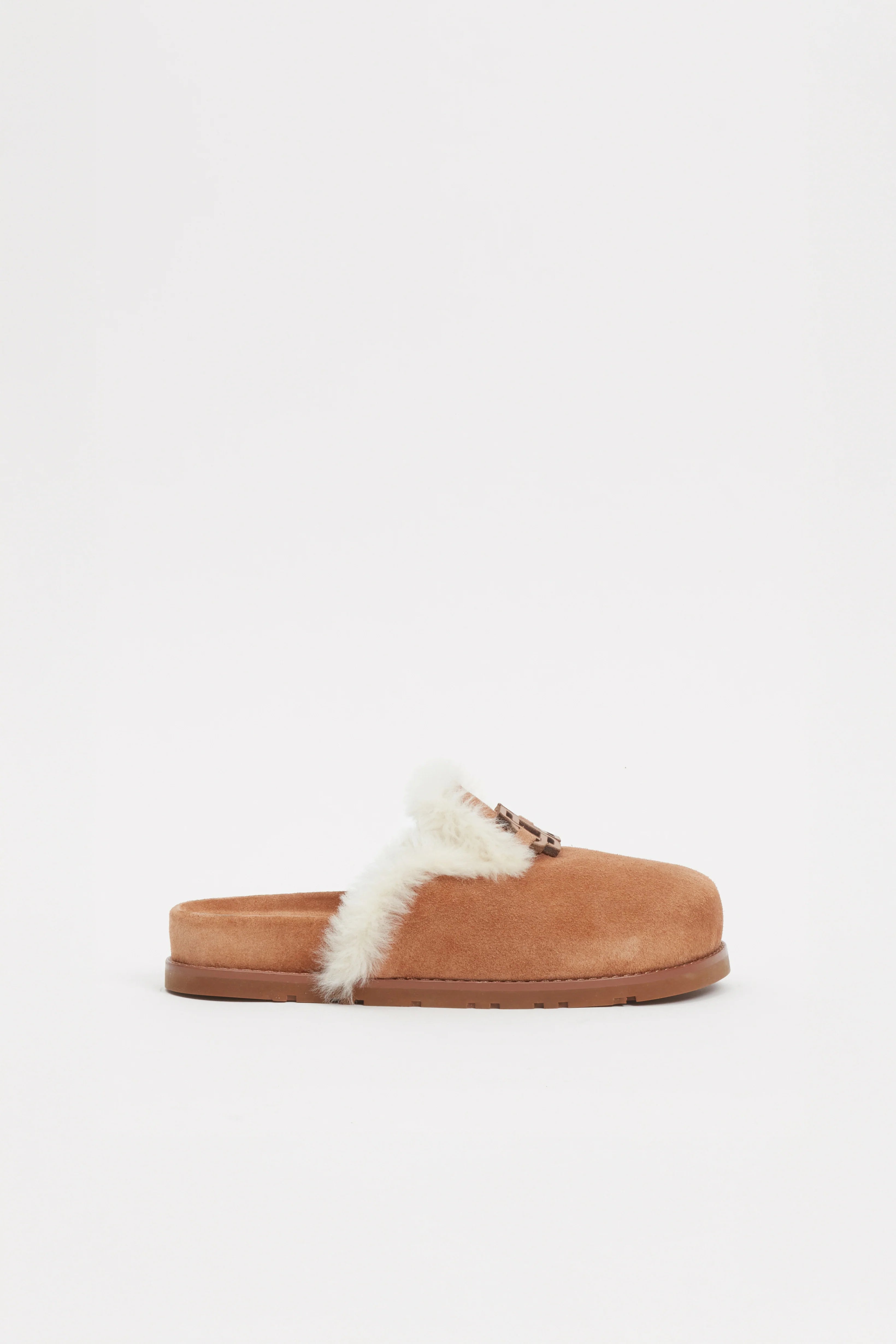 Mila Suede Shearling Slipper