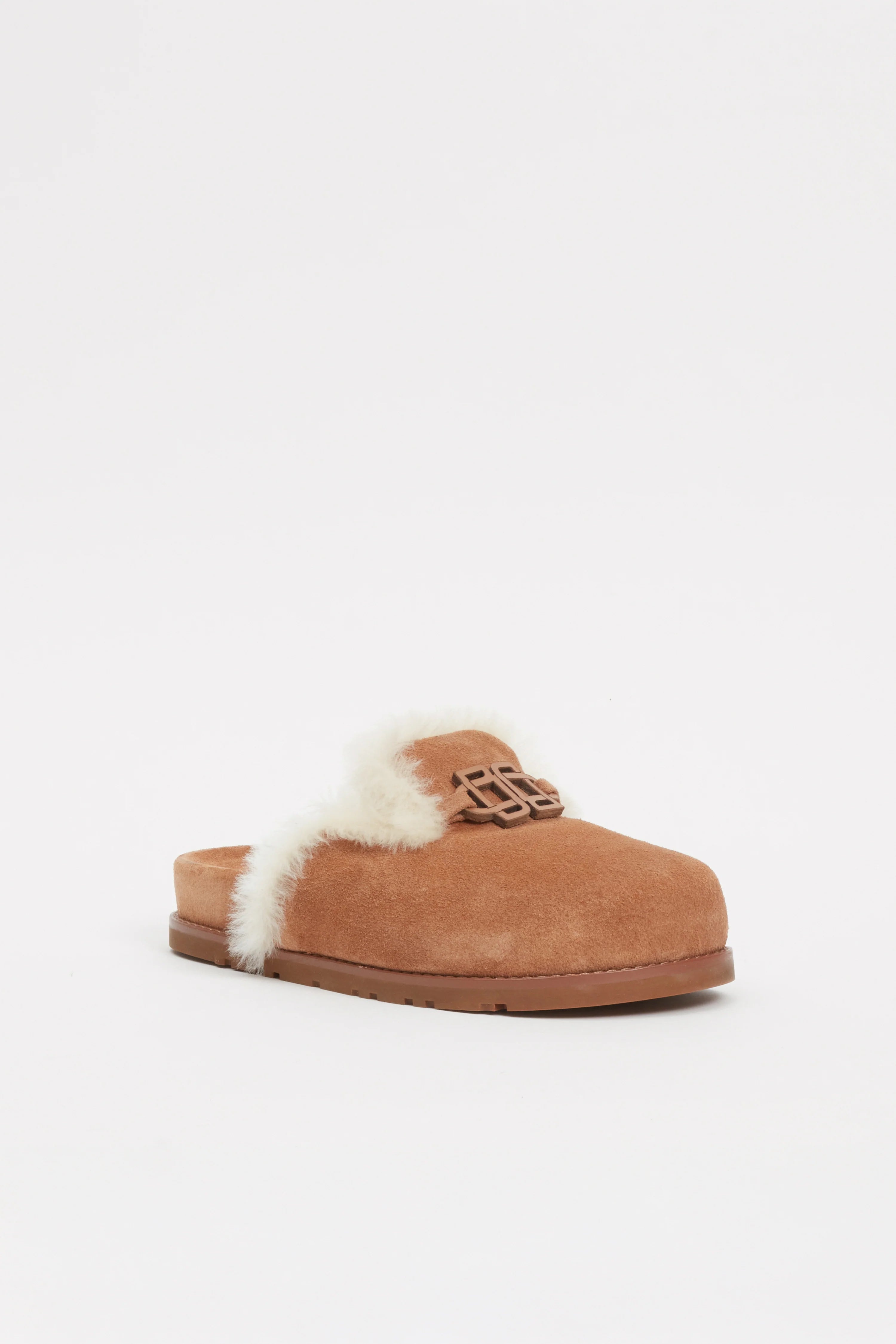 Mila Suede Shearling Slipper