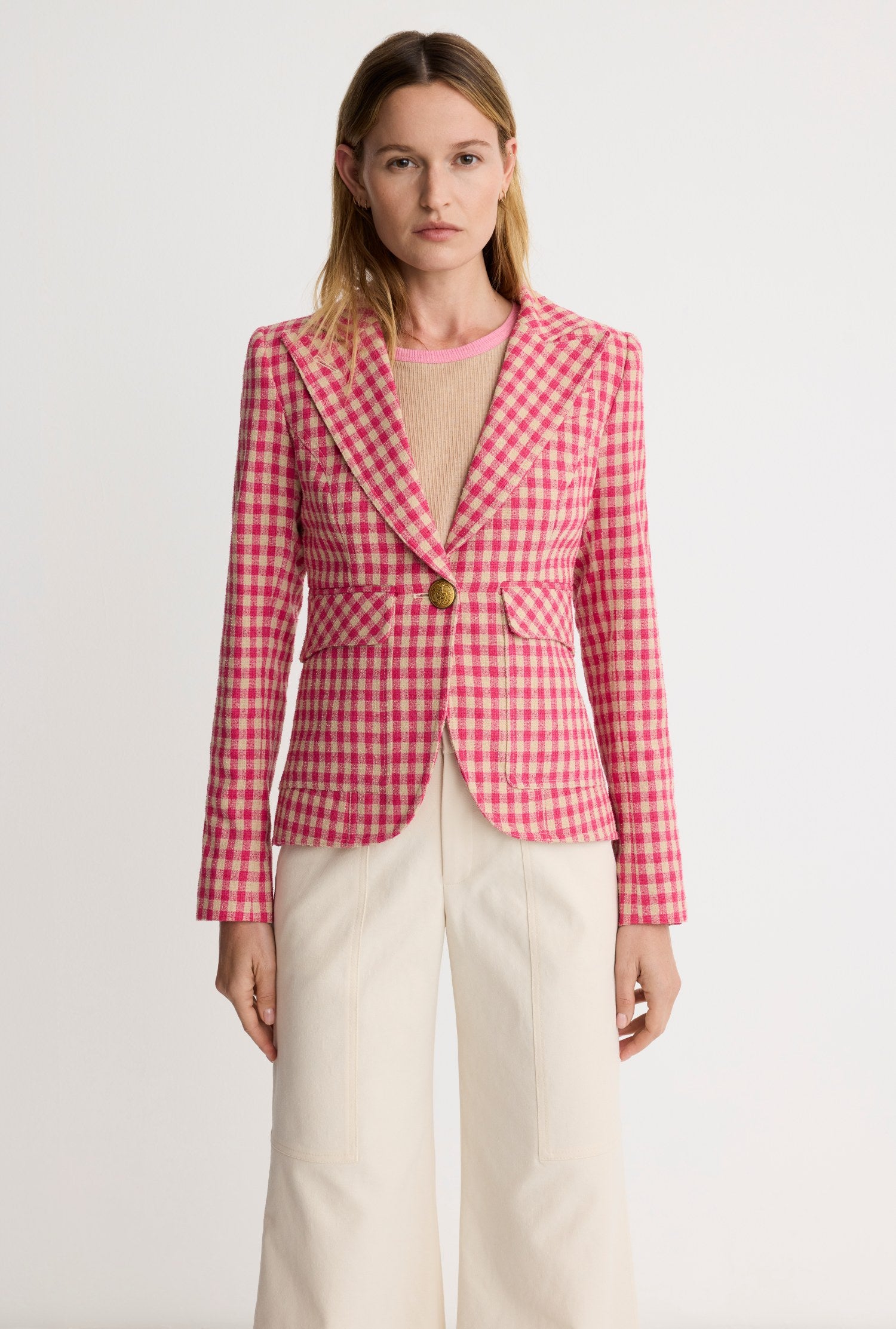 Patch Pocket One Button Blazer