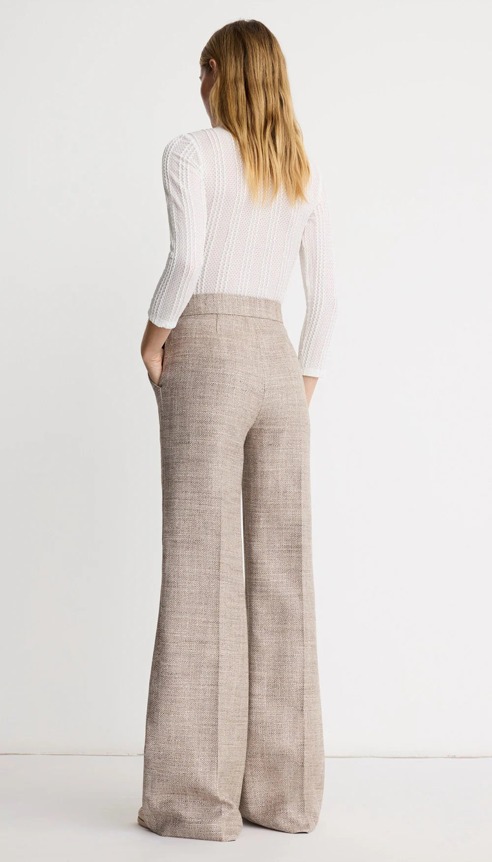 High Rise Wide Leg Pant