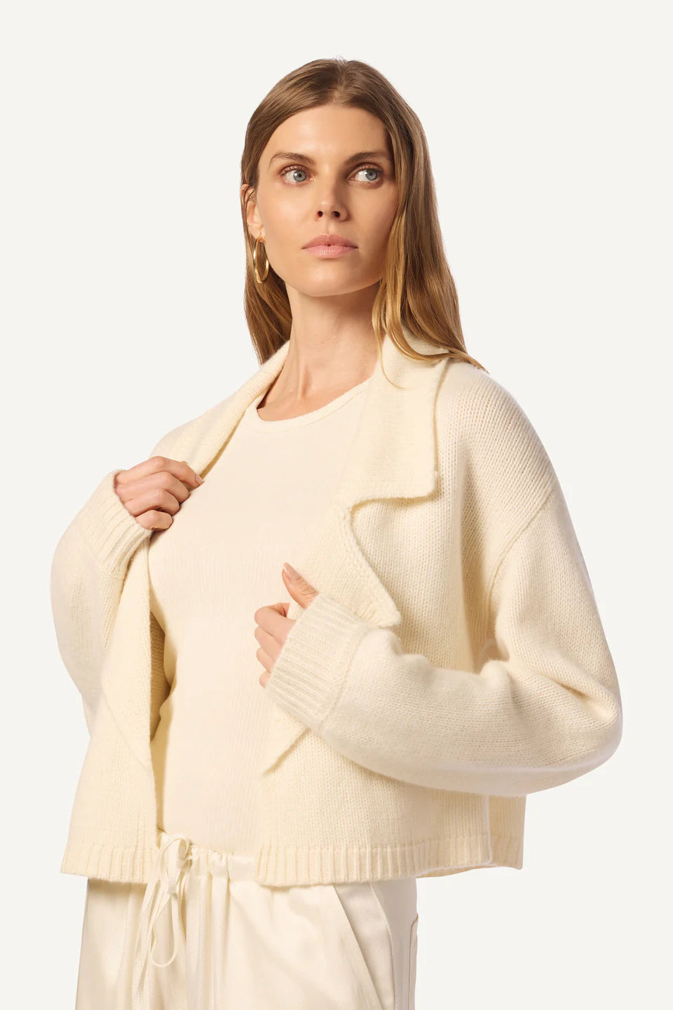 Tyra Relaxed Collared Cardigan