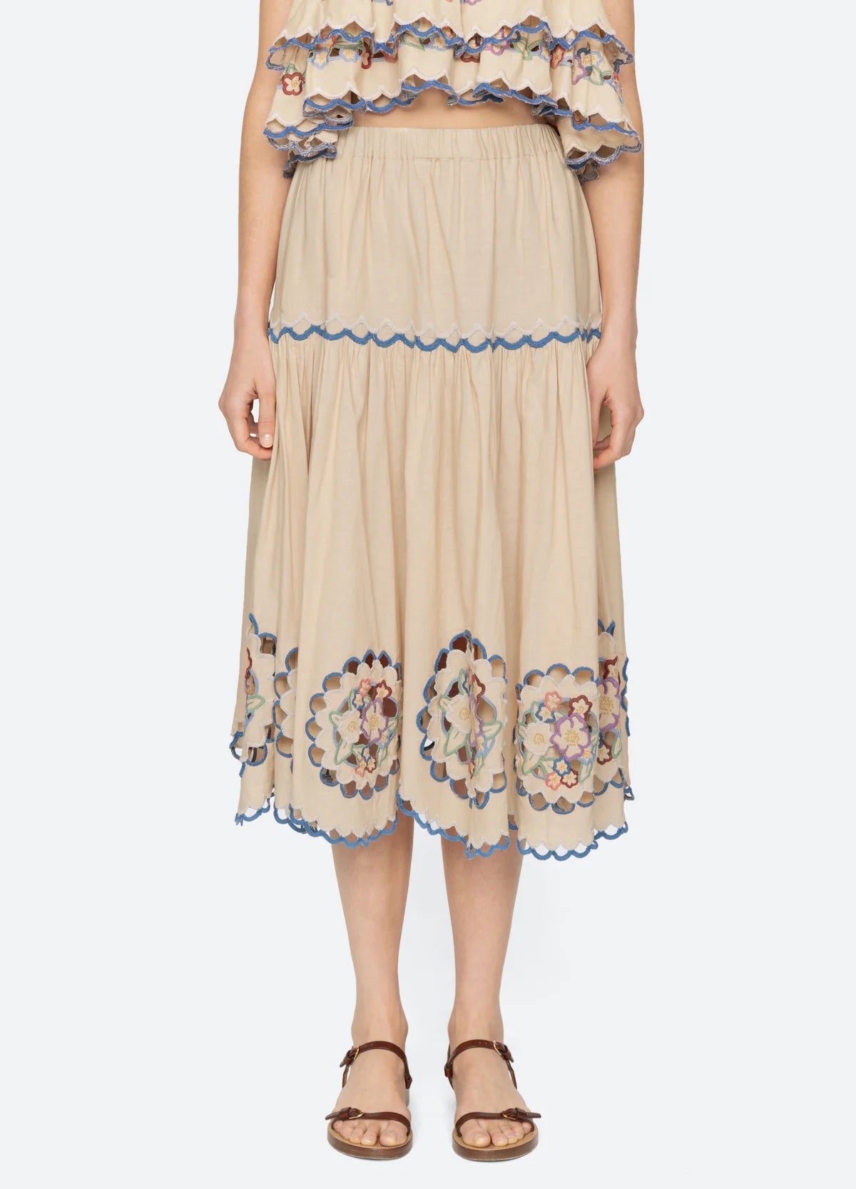 Melinda Embroidered Skirt