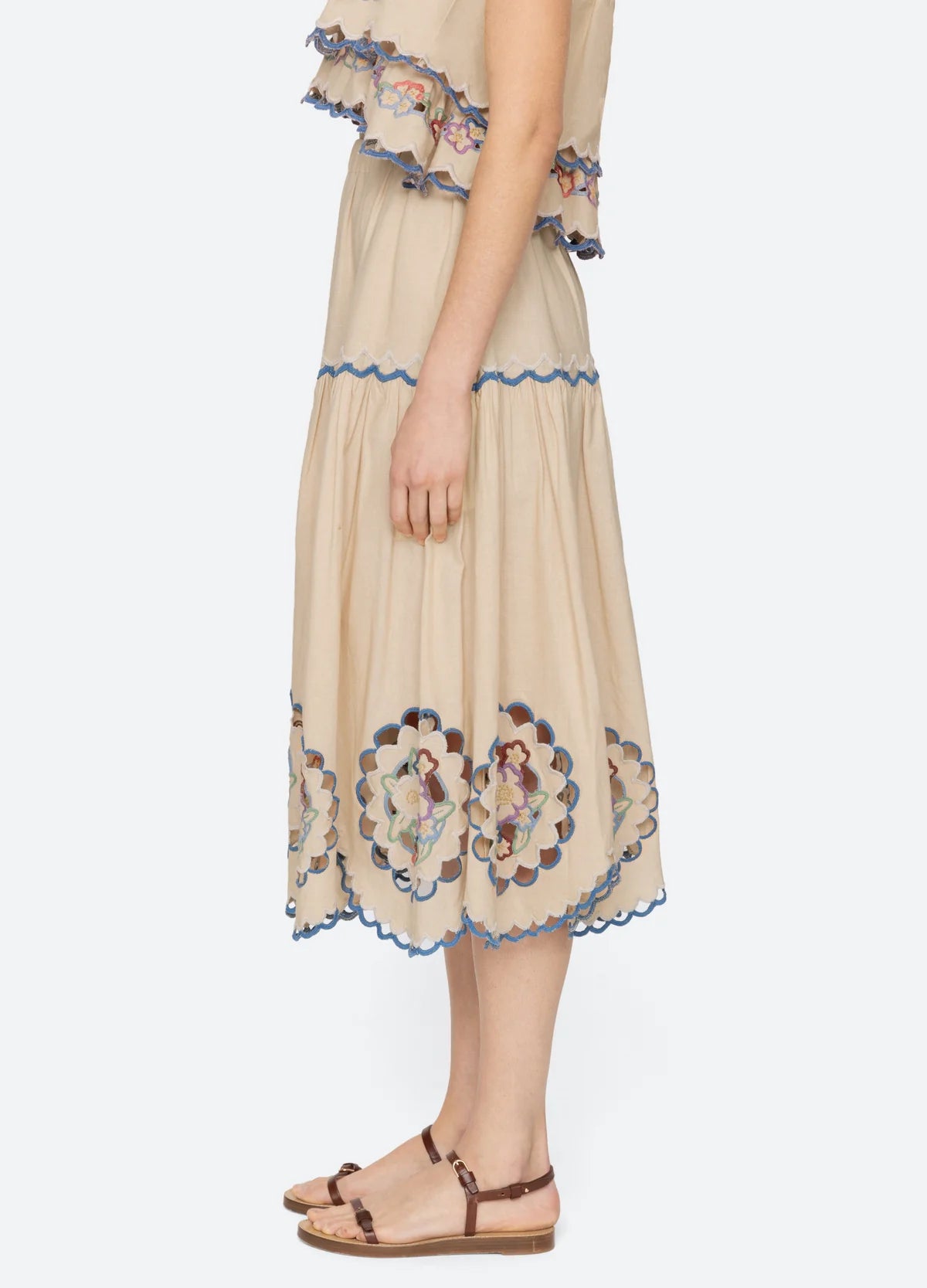 Melinda Embroidered Skirt