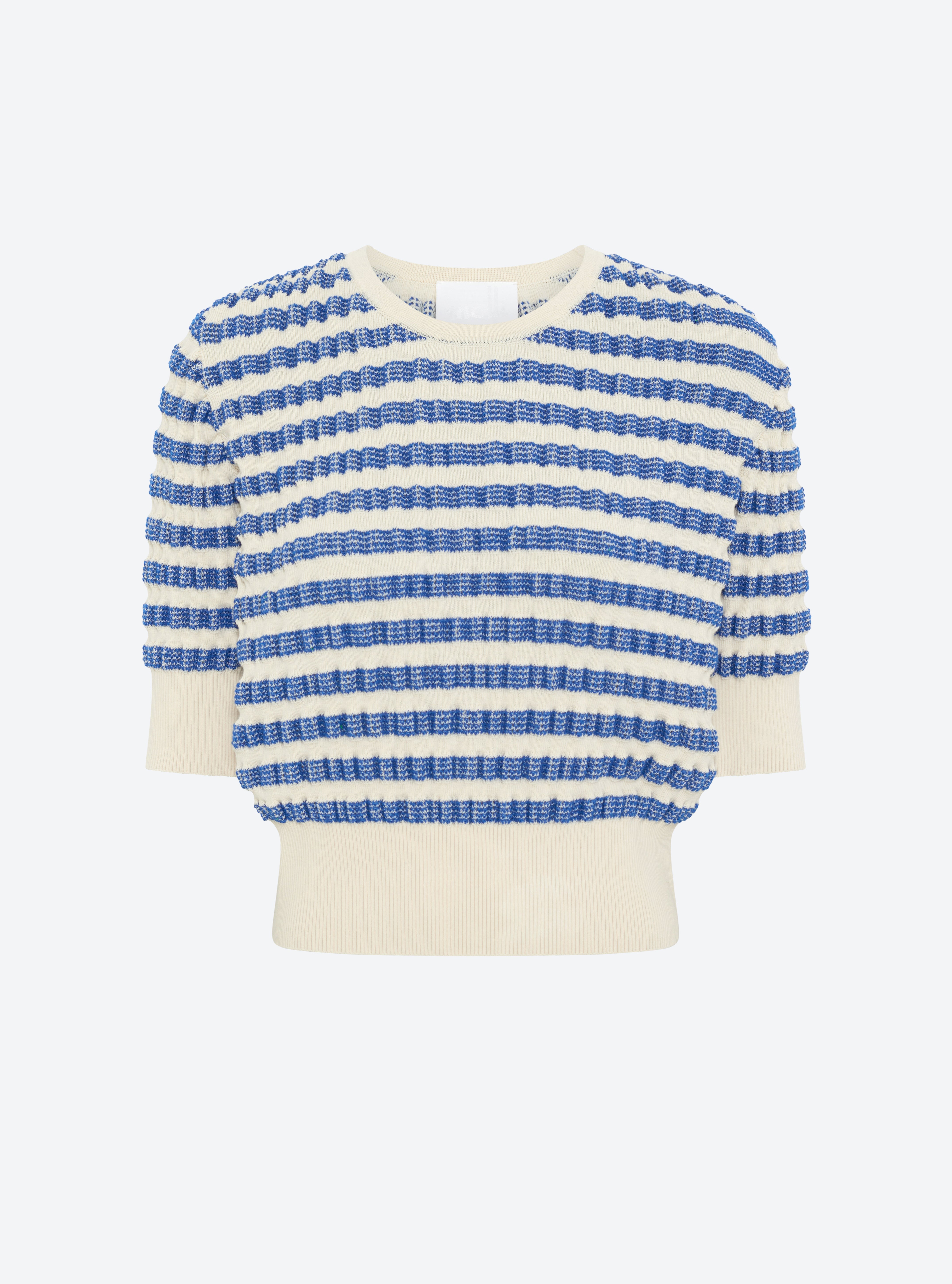 Egee Seersucker Knit Top