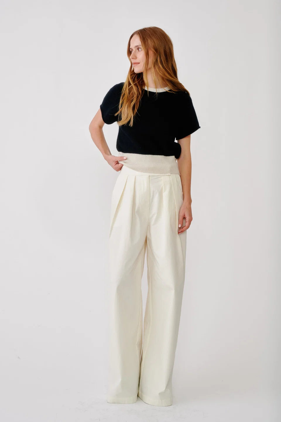 Jones Colorblock Saddle Raglan Top