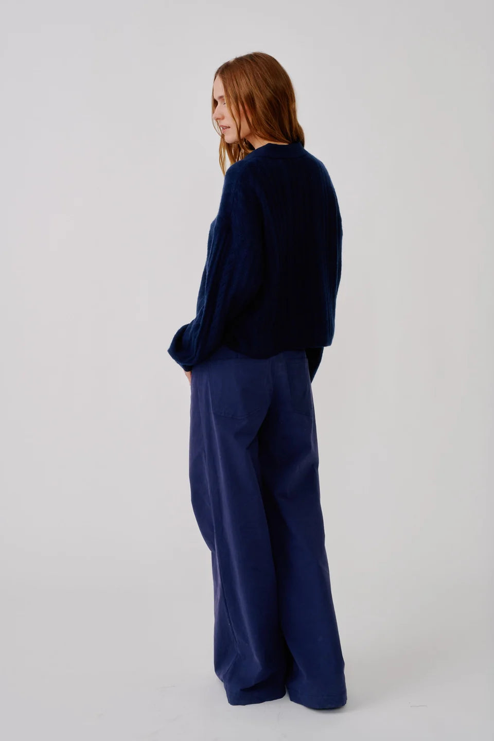 Elsie Relaxed Polo Sweater