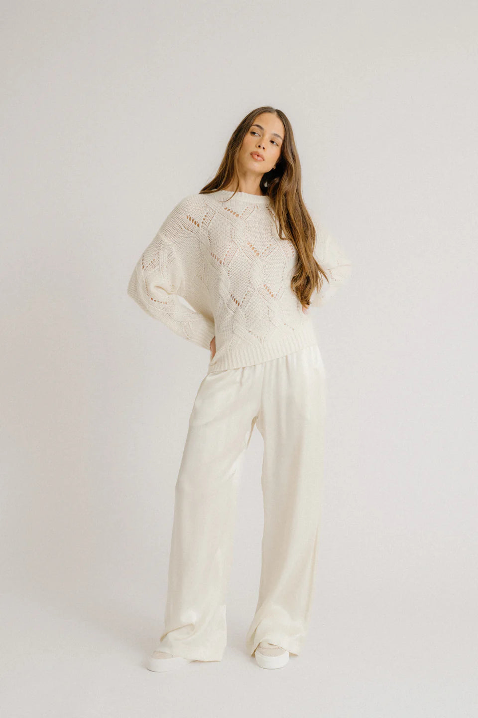 Gia Slouchy Crewneck Sweater
