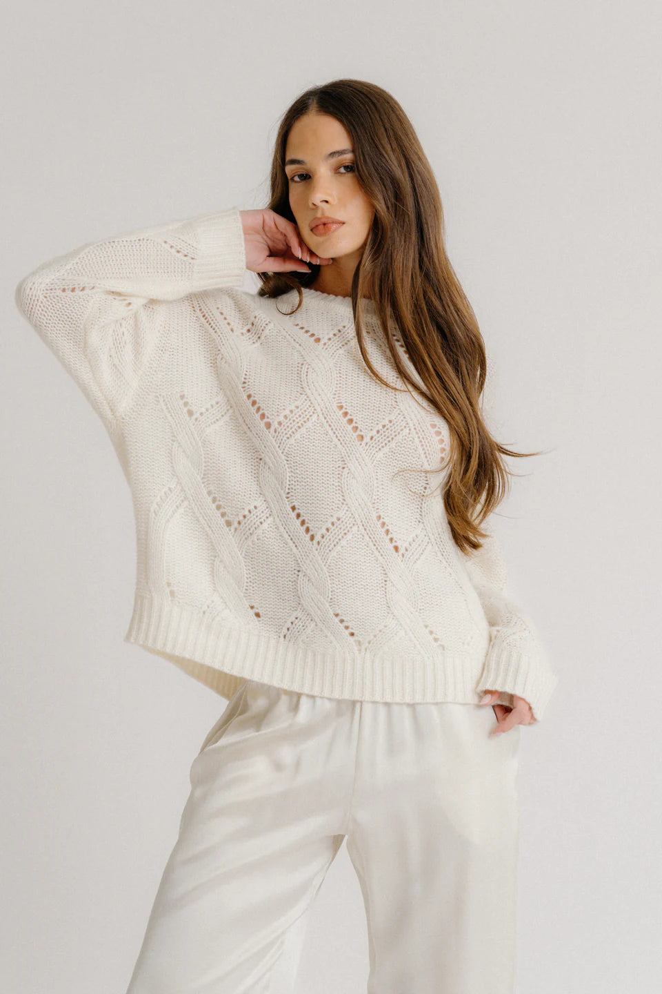 Gia Slouchy Crewneck Sweater