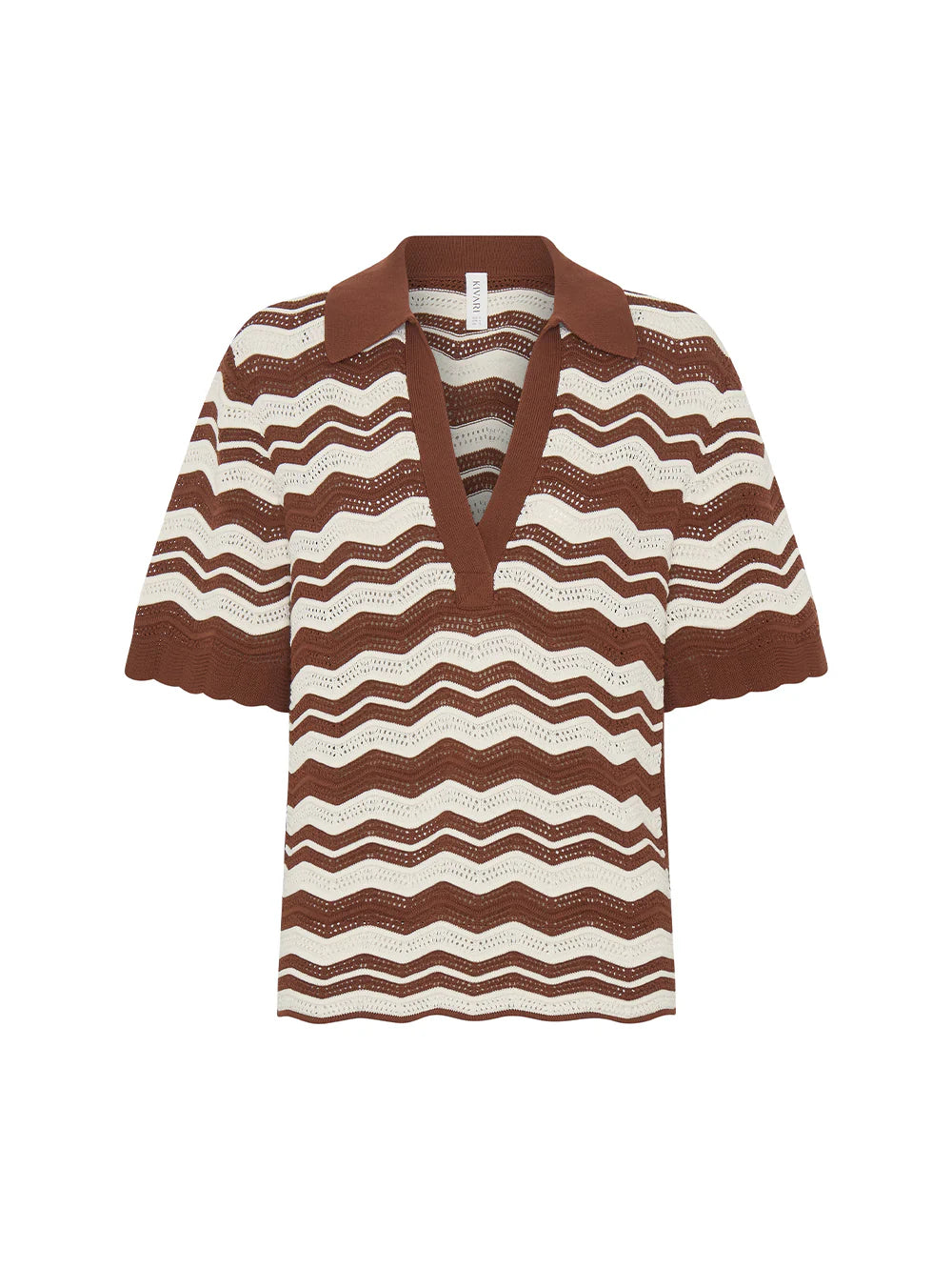 Sarah Knit Polo Top