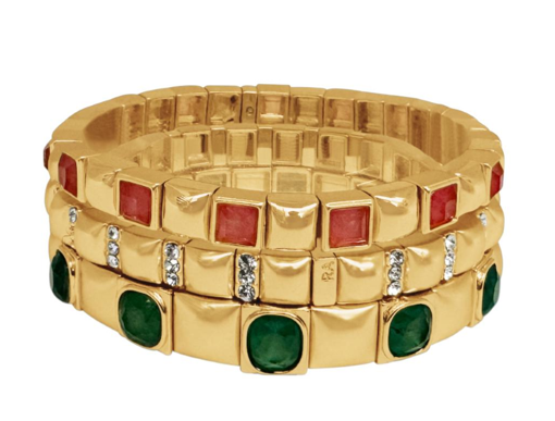 The Jeweled Bracelet Stack