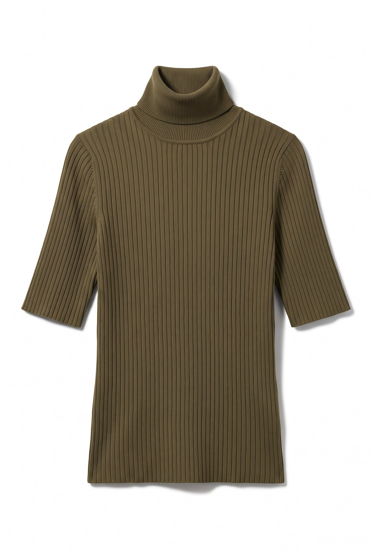 Short Sleeve Turtleneck Top
