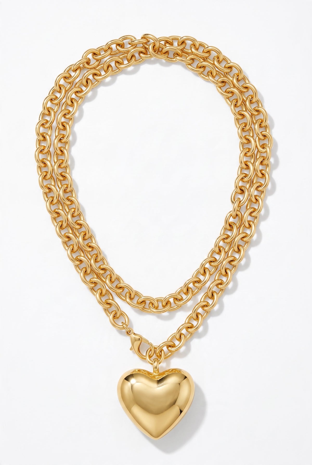 Puffy Heart Necklace