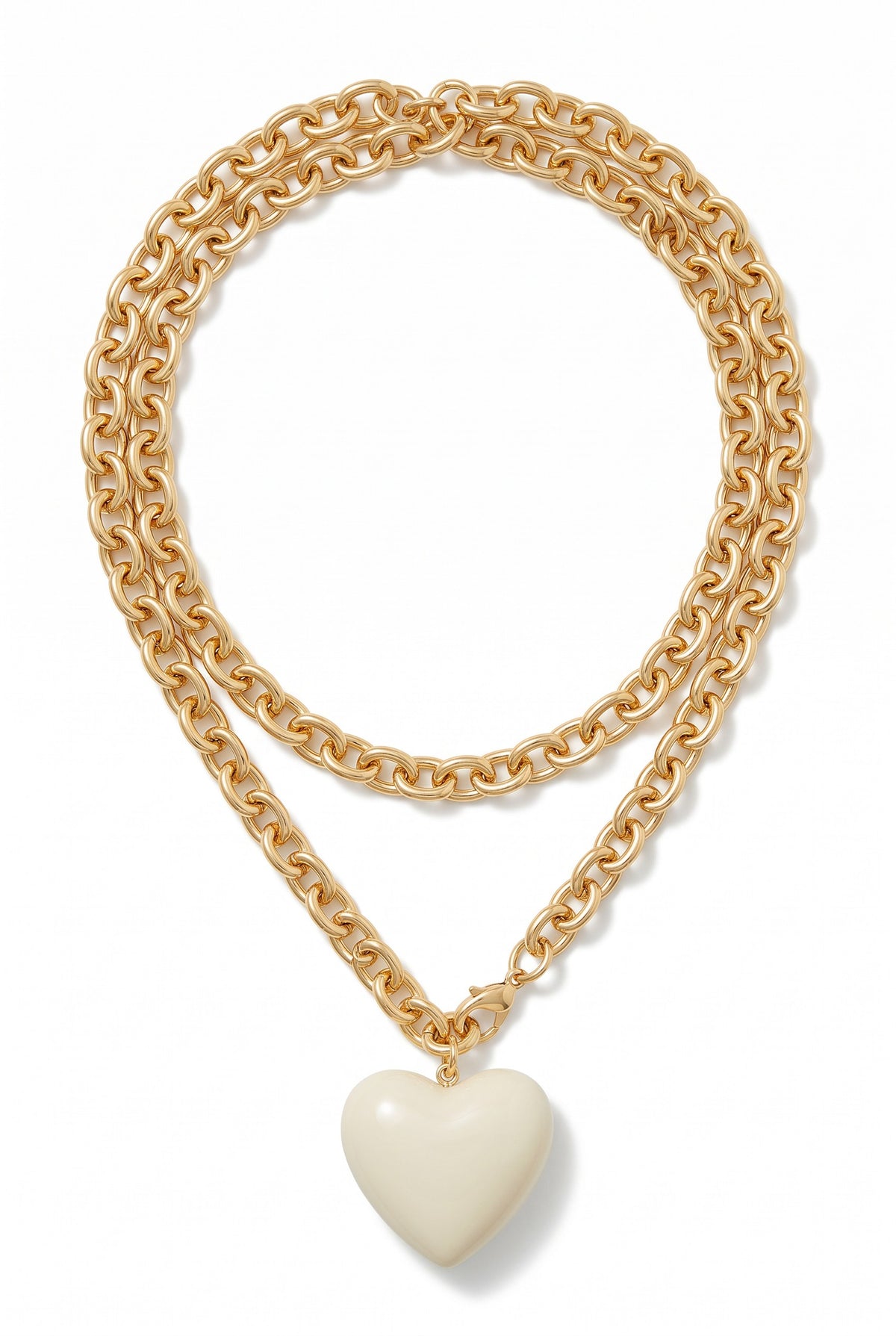 Puffy Heart Necklace
