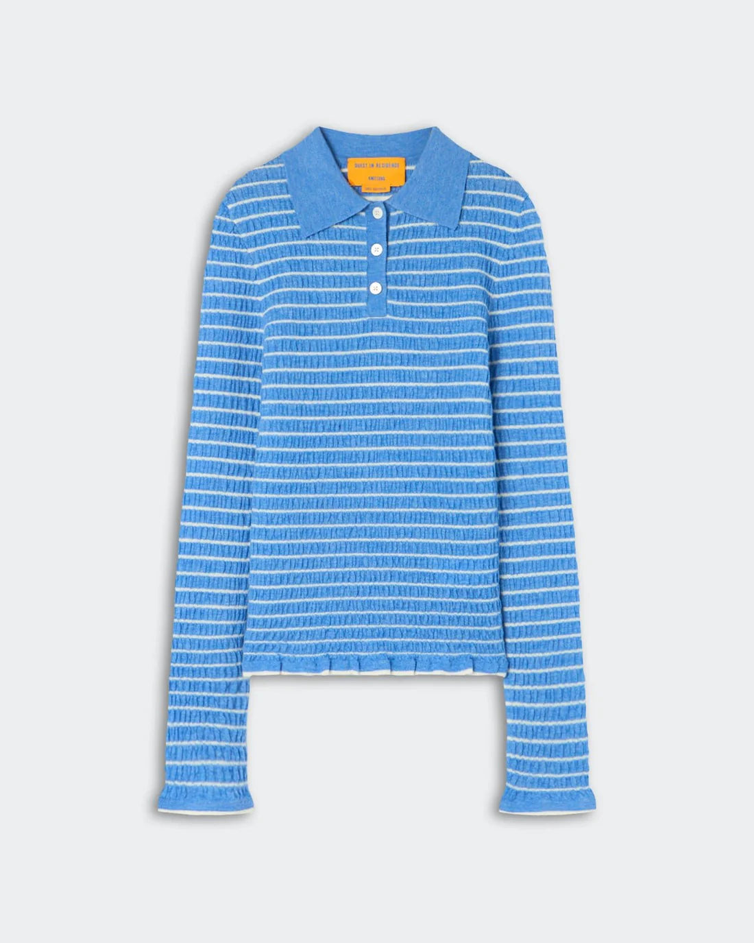 Smocked Shrunken Polo