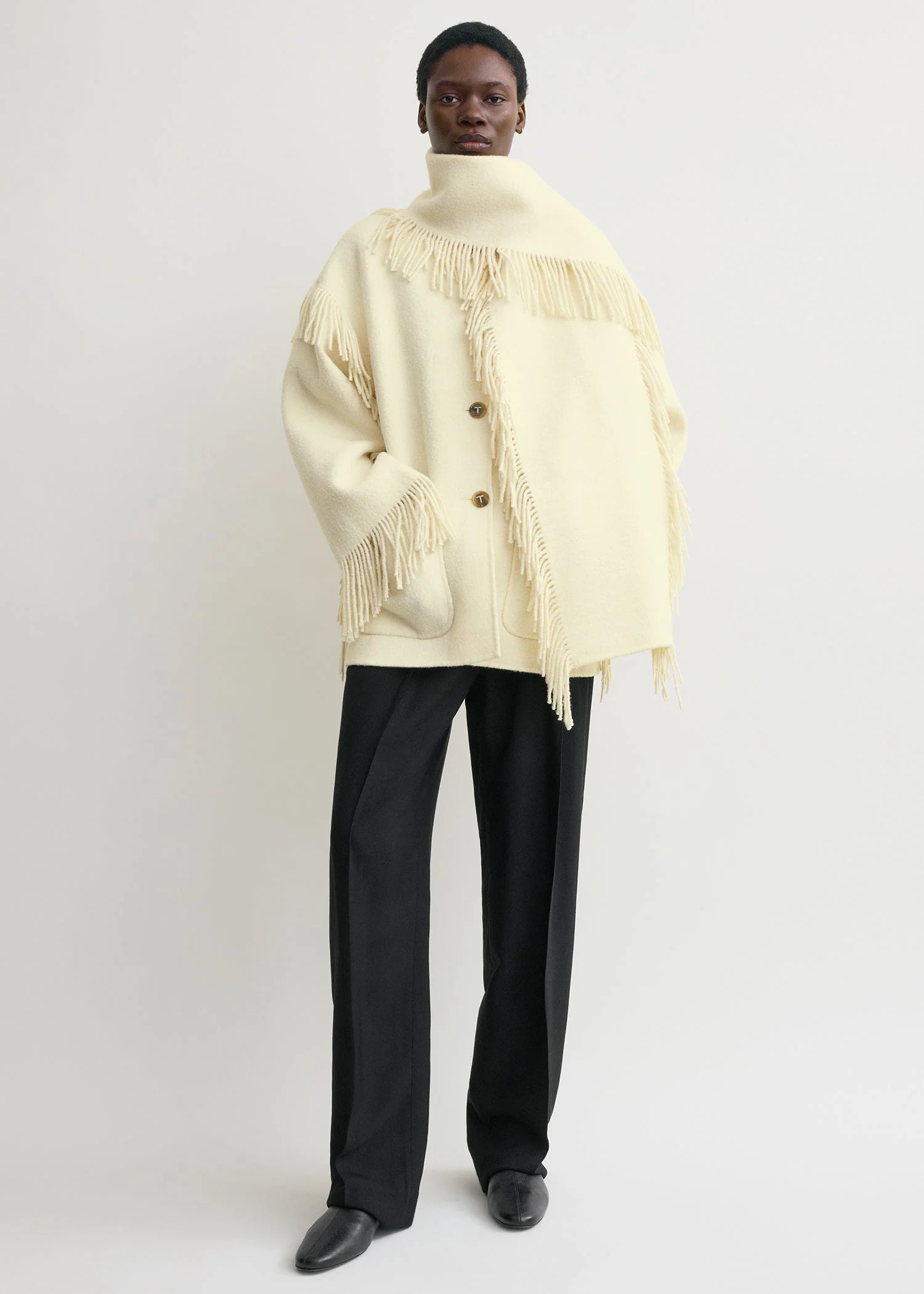 Fringe Scarf Jacket