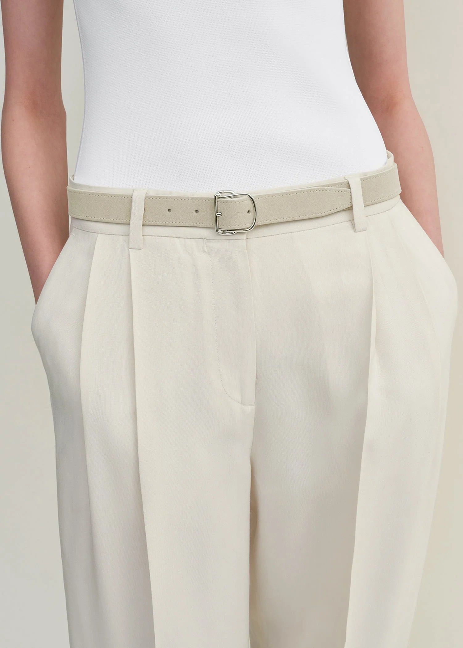 Swirl Suede Belt