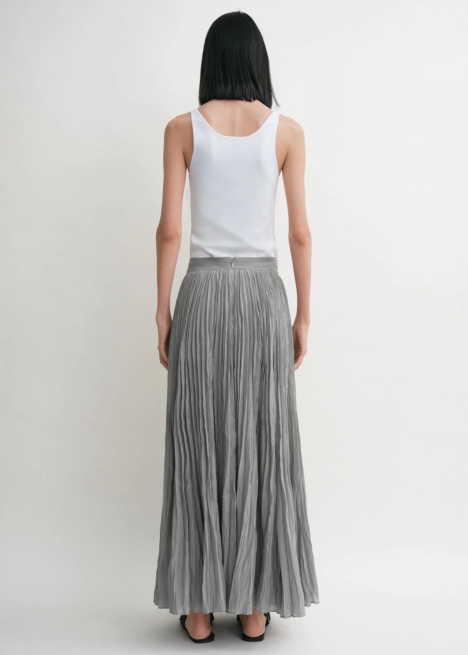 Crinkled Plisse´ Skirt