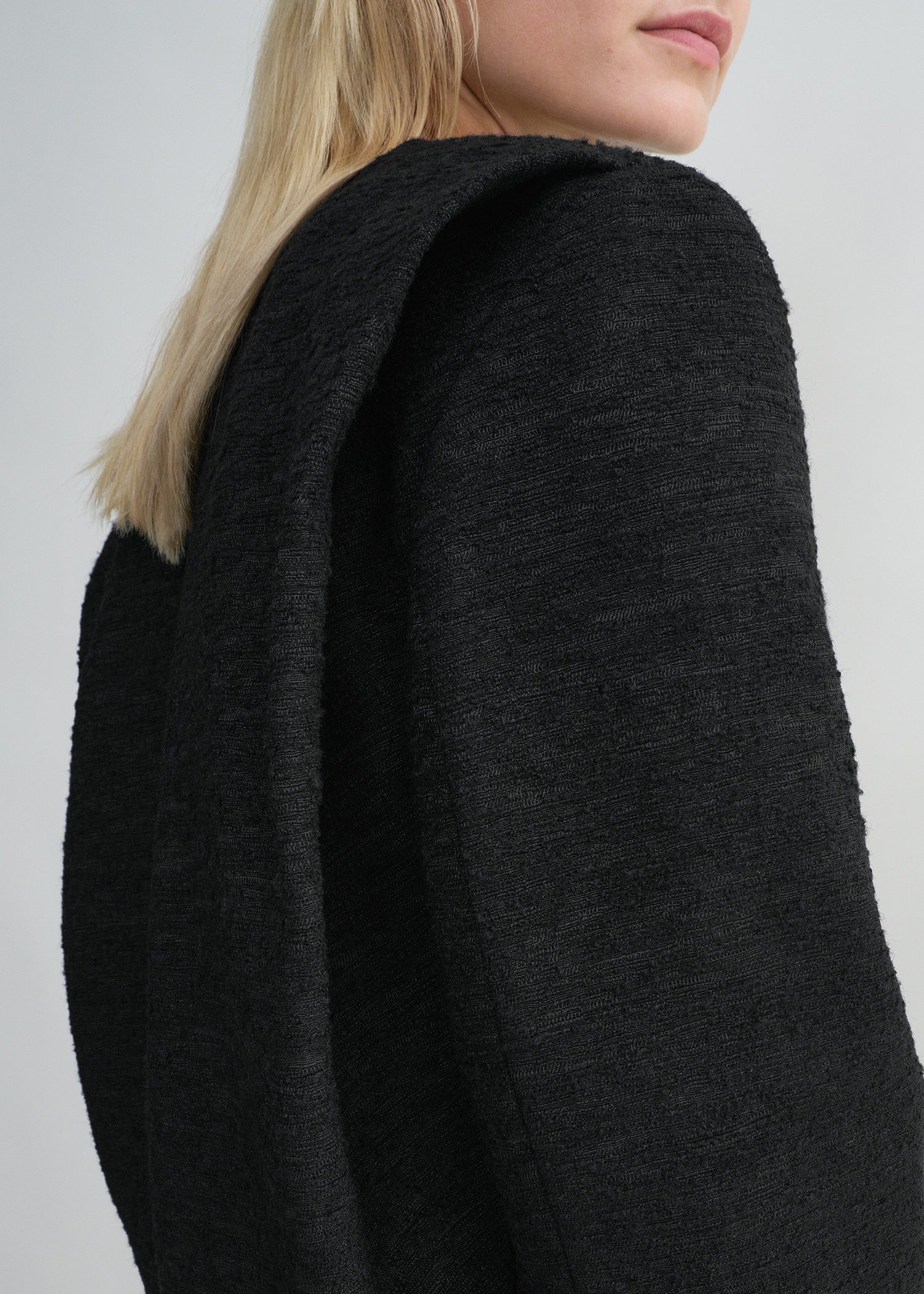 Cropped Boucle Jacket