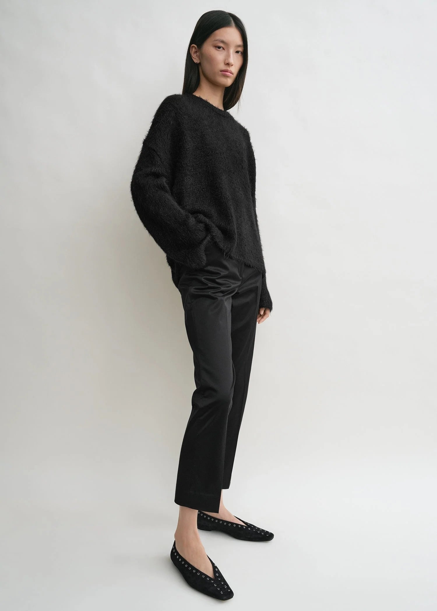 Boxy Silk Knit Top