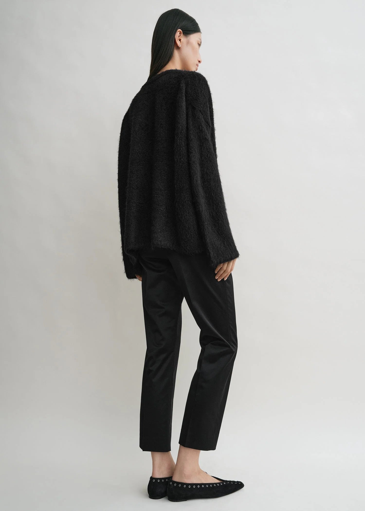 Boxy Silk Knit Top