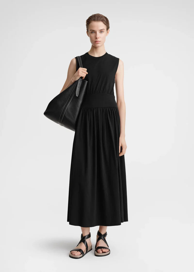 Sleeveless Cotton Tee Dress