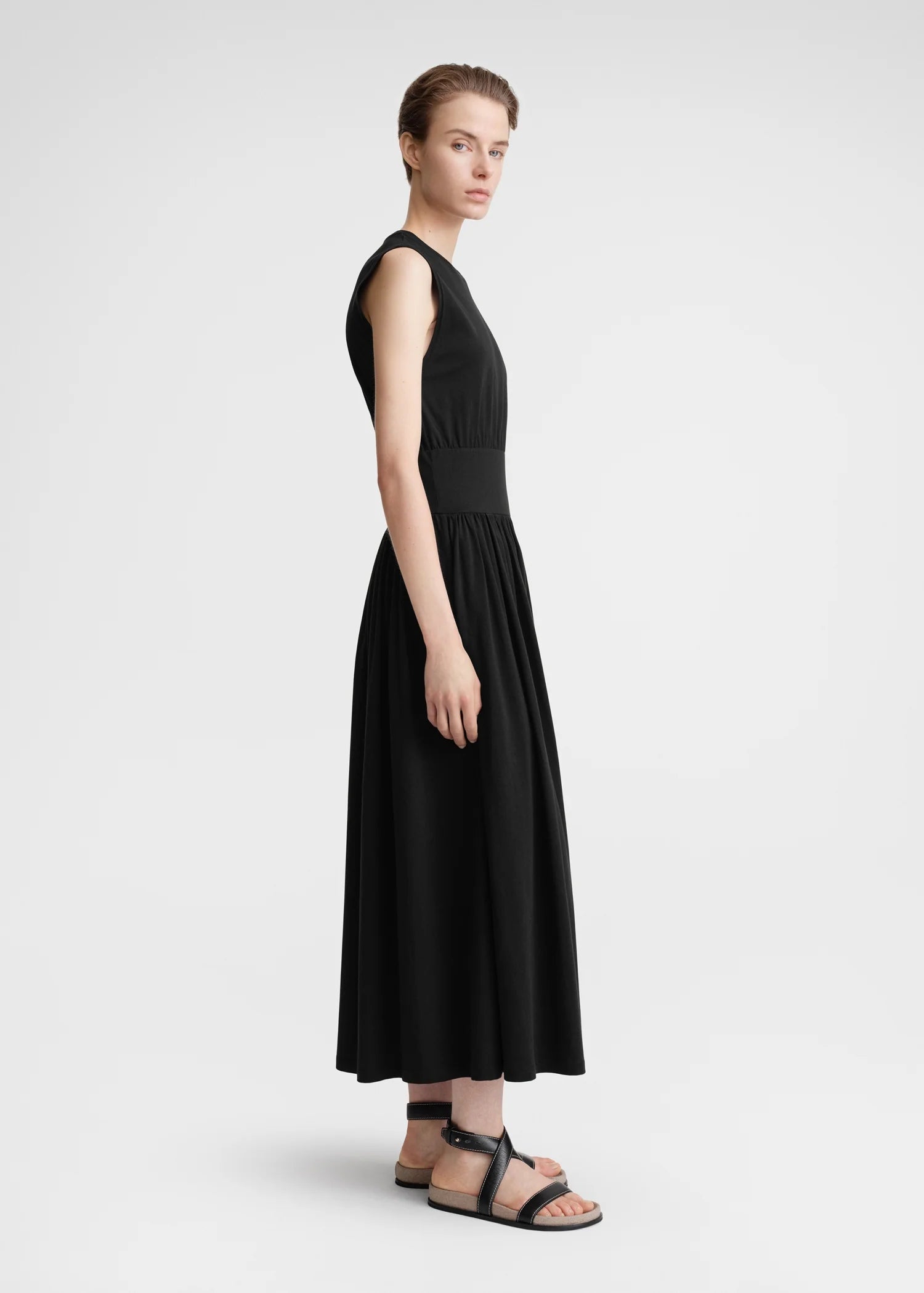 Sleeveless Cotton Tee Dress