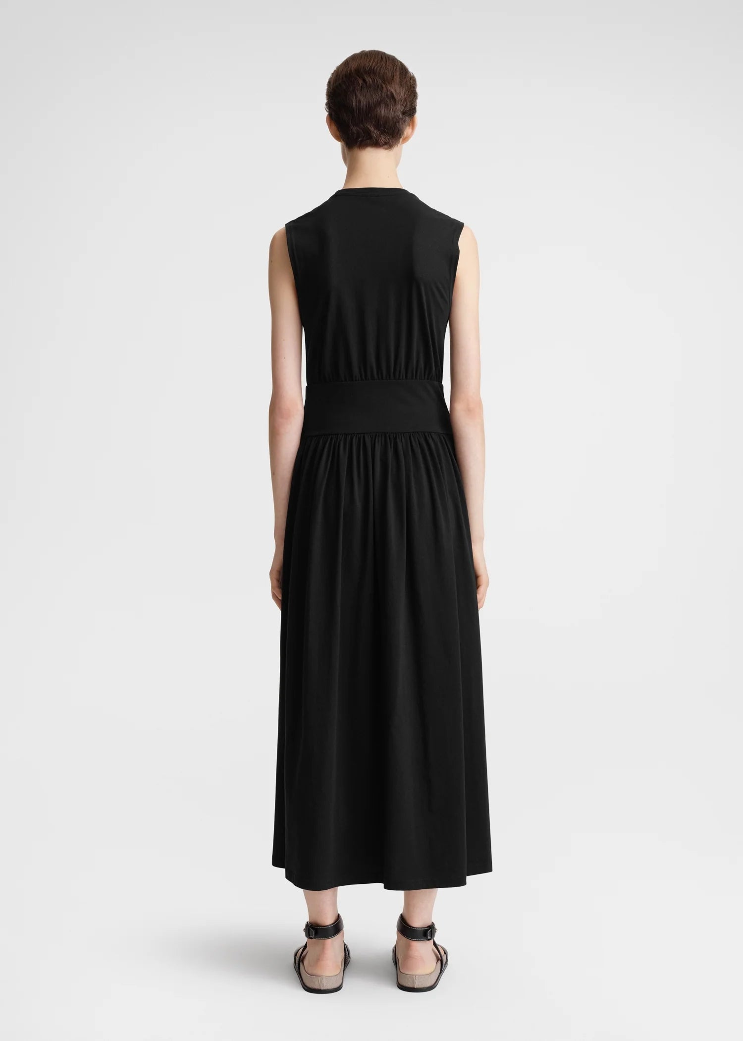 Sleeveless Cotton Tee Dress