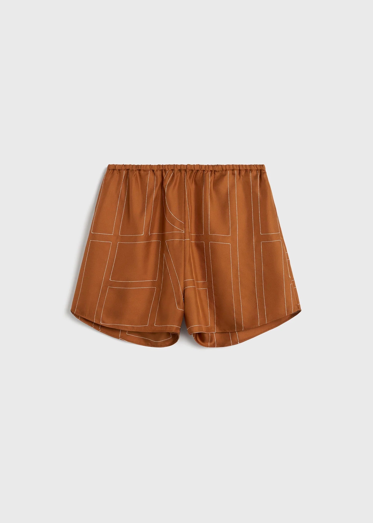 Monogram Silk PJ Shorts