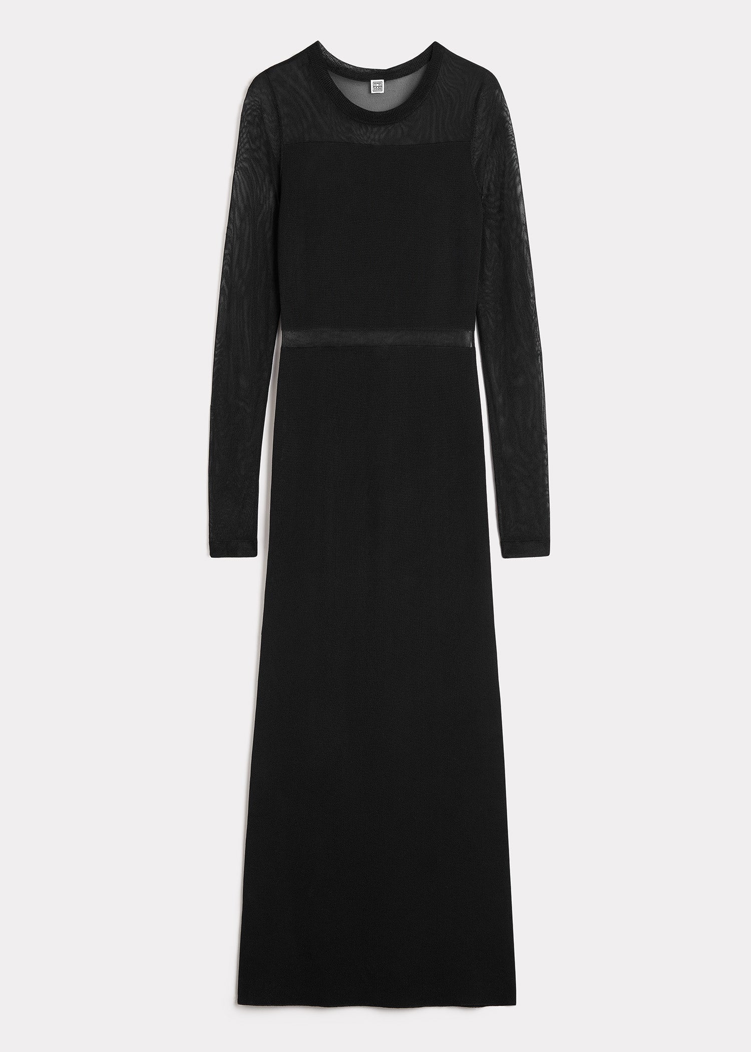 Semi Sheer Knitted Cocktail Dress