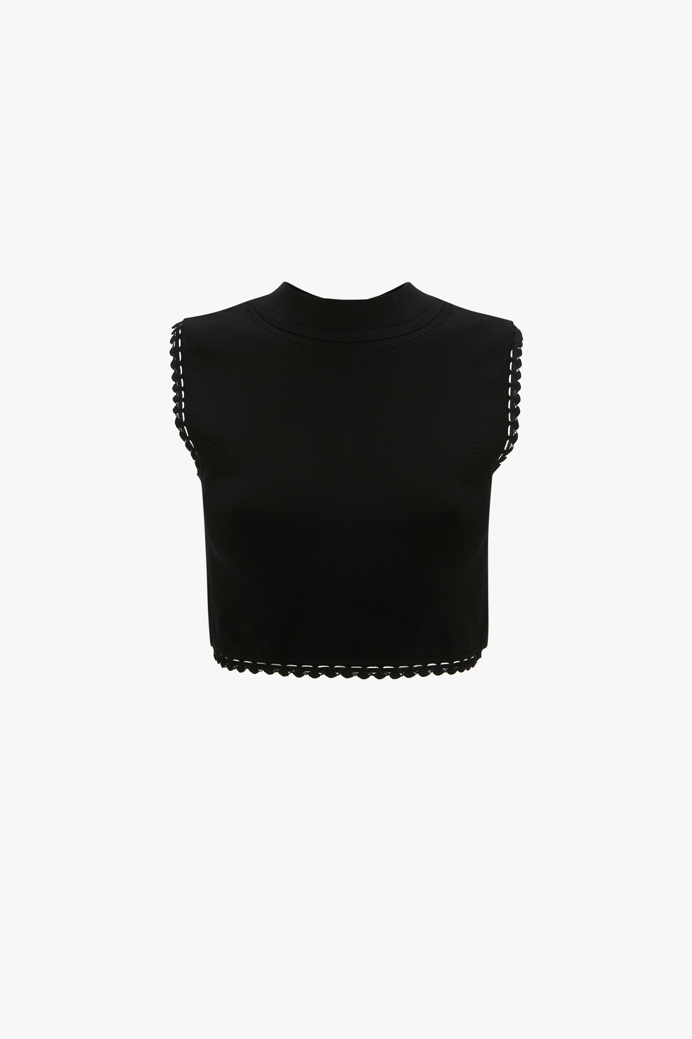 Scallop Trim Tank Top