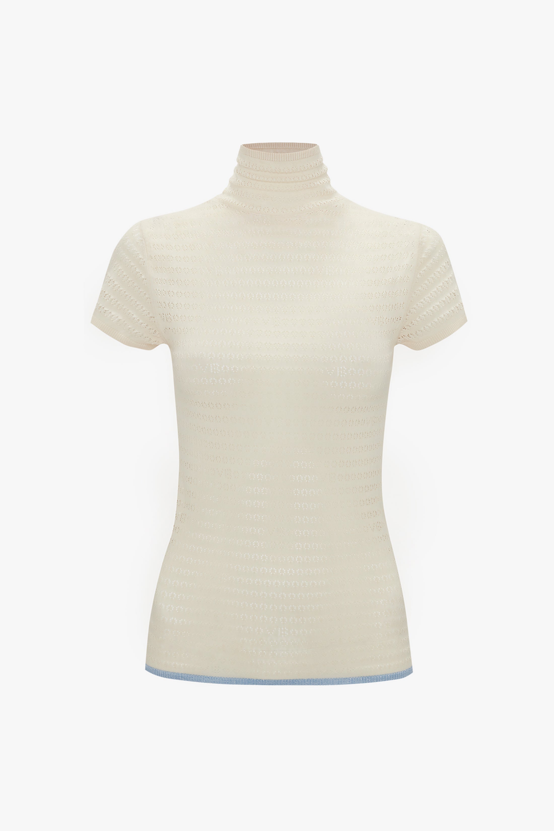 Polo Neck Knitted Tee