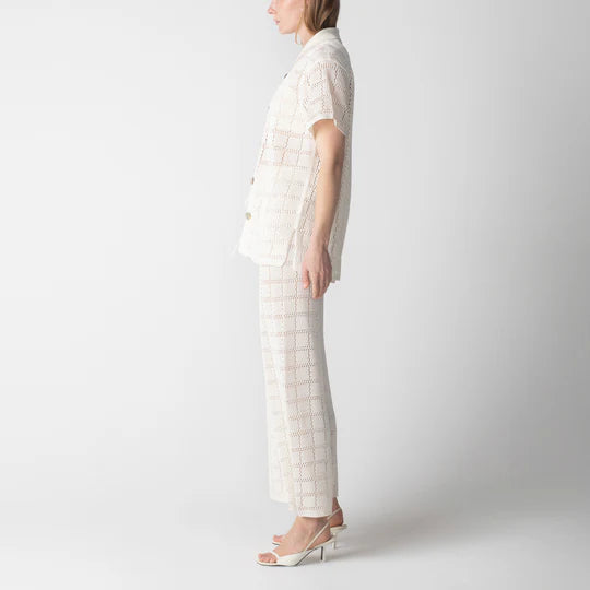 Short Sleeve Patchwork Shirt