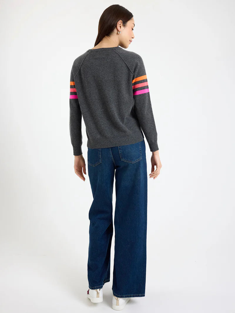 Annie Stripe Crew Sweater