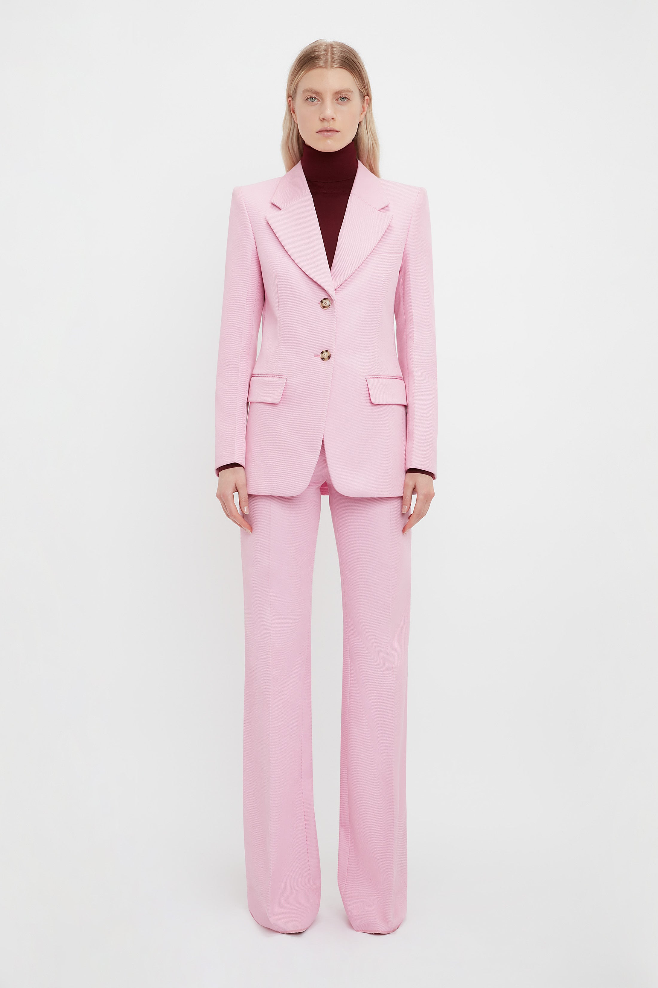 High Single Button Jacket