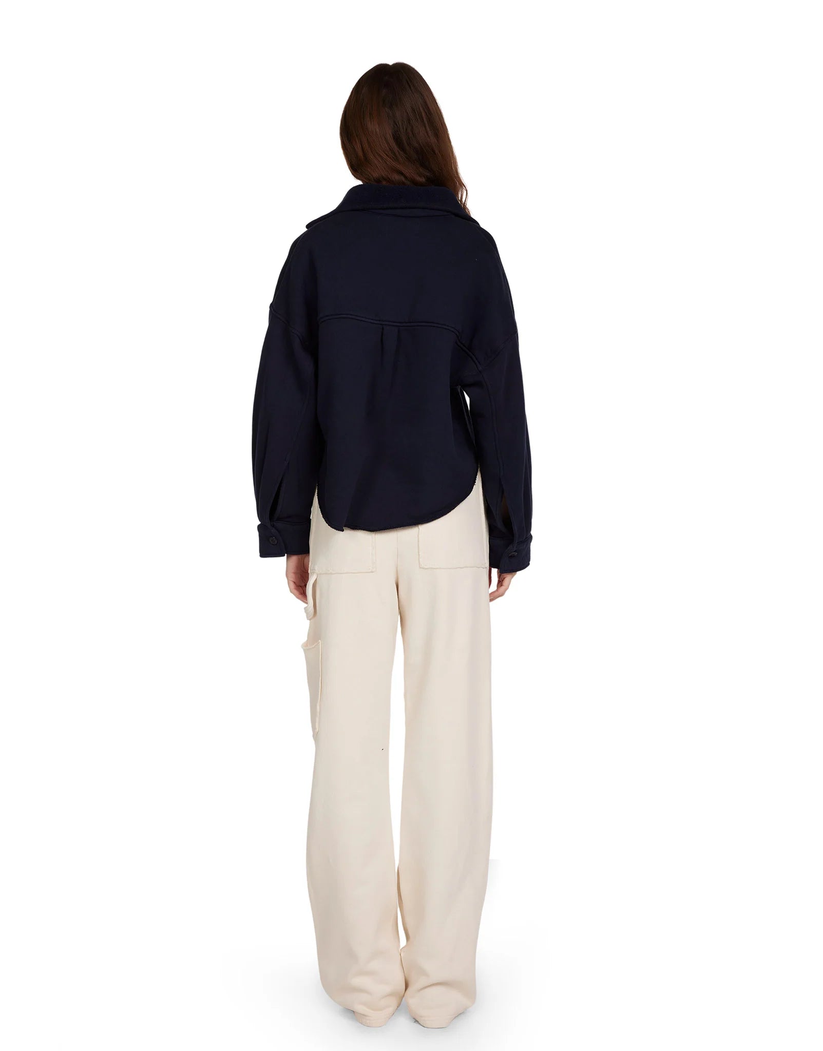 Alison Oversized Crop Button Up