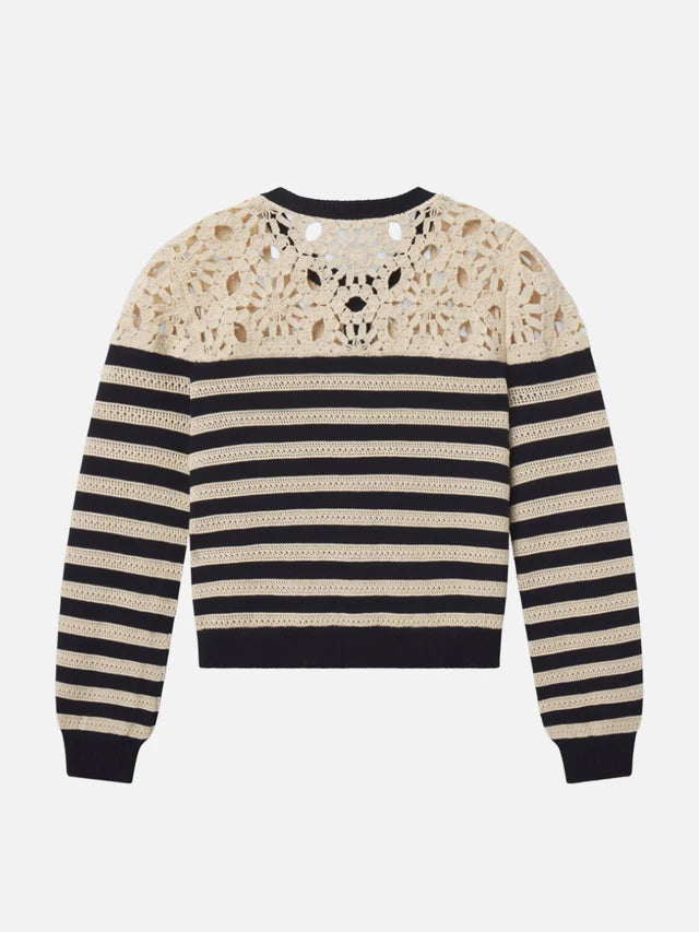 The Coastal Stripe Cardigan
