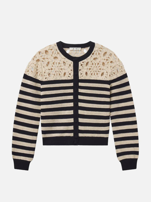 The Coastal Stripe Cardigan