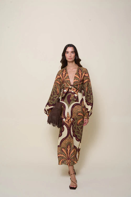 Across Paradise Ankle Dress
