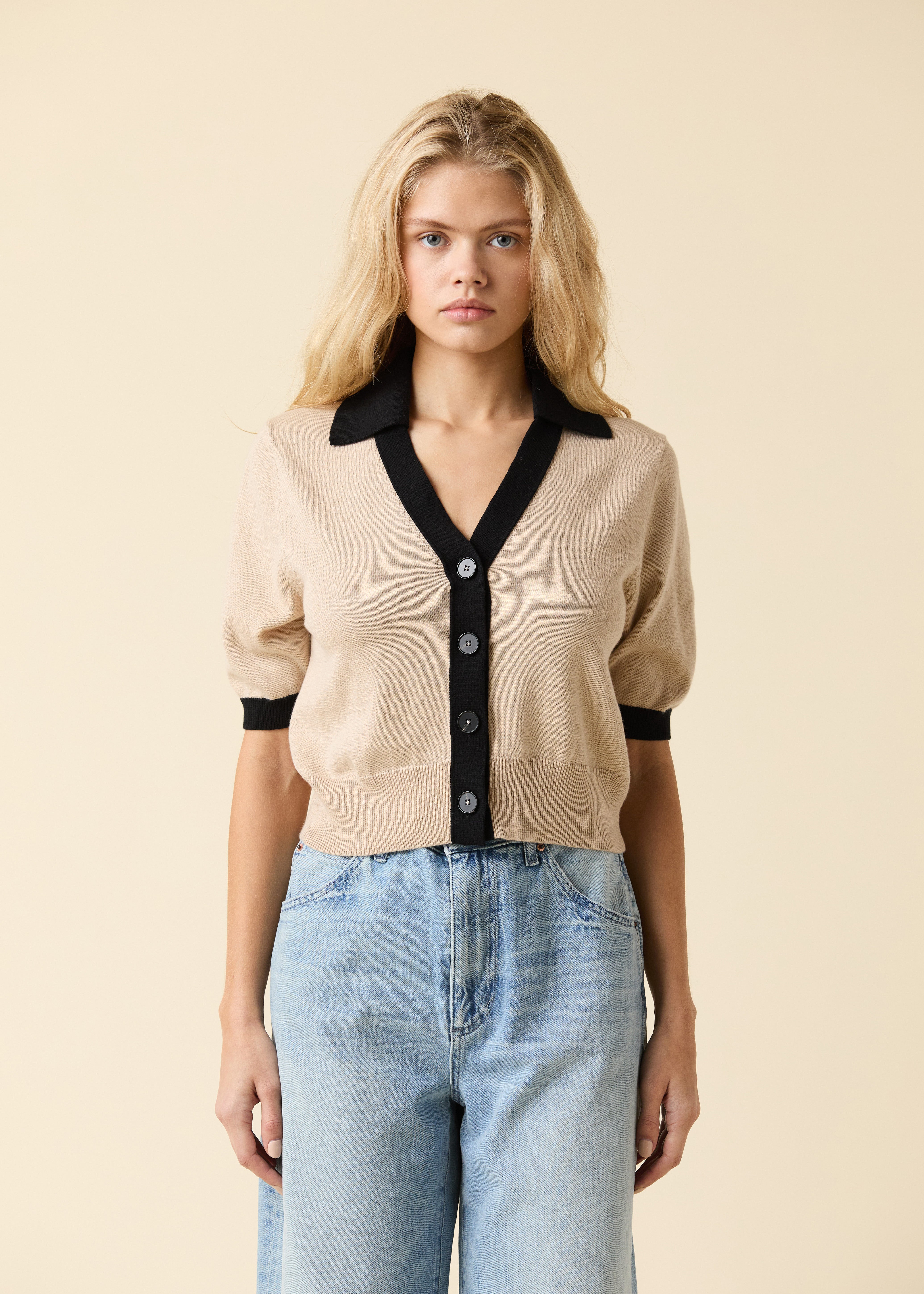 Cotton Cashmere Cardigan